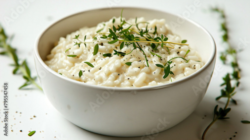 Herb-Infused Delight: Creamy Risotto Indulgence