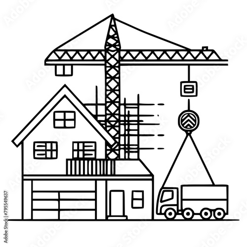 construction icon, crane icon, building icon, industry icon, business icon, architecture icon, house icon, development icon, industrial icon, machine icon, crane, construction, building