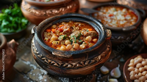 Azerbaijani piti soup.