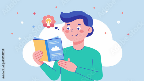 A person holding a pamphlet for a neuroenhancement retreat promising increased happiness and productivity causing them to question whether true.
