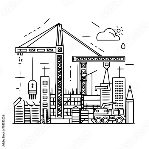 construction icon, crane icon, building icon, industry icon, business icon, architecture icon, house icon, development icon, industrial icon, machine icon,