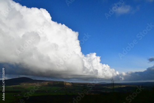 Clouds in the sky. Coppanagh Hill, Co. Kilkenny, Ireland