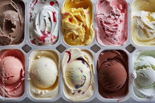 Milk-based dessert servings offered in cruelty-free formats, showcasing refreshing gelato in innovative scoop servings with strawberry flavor.