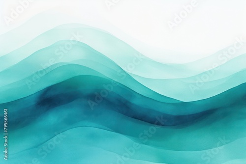 Turquoise simple waves backgrounds nature water #795566461
