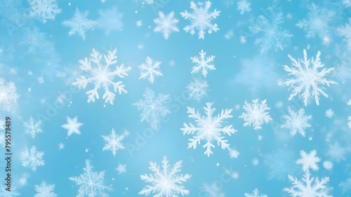 Christmas background with snowflakes and stars. Christmas background with snowflakes