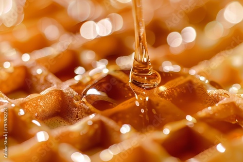 For the authentic foodie, a crisp, syrup-laden waffle offers a taste of culinary tradition, perfectly cooked and deeply satisfying photo