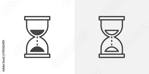 Time-Saving Hourglass Vector Icons for Efficient Planning