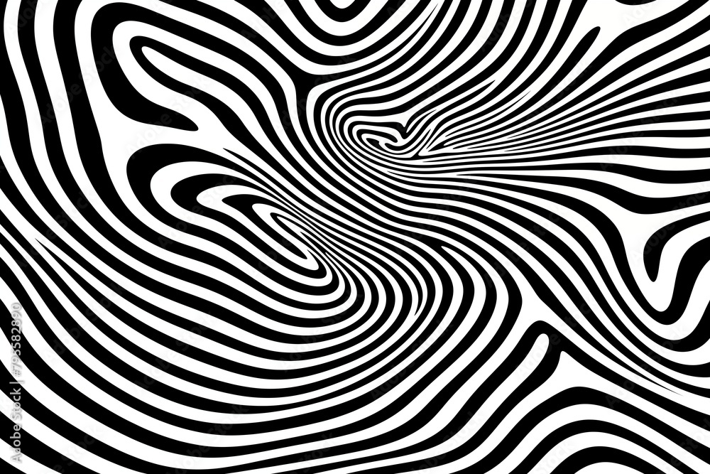 Psychedelic line art pattern spiral white Psychedelic line art pattern spiral white