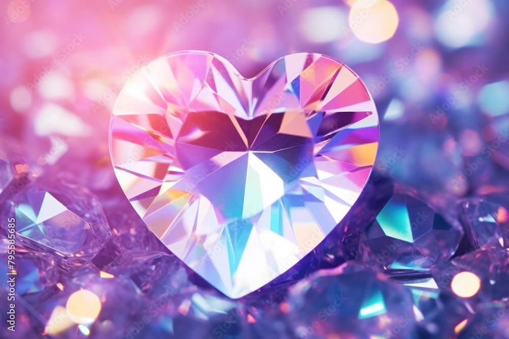 Holographic heart background backgrounds gemstone jewelry. Holographic heart background backgrounds gemstone jewelry.