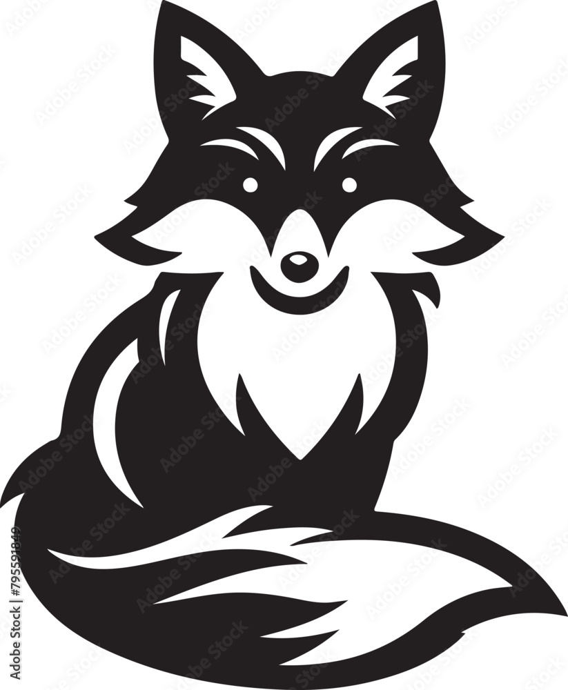 Fototapeta premium fox vector