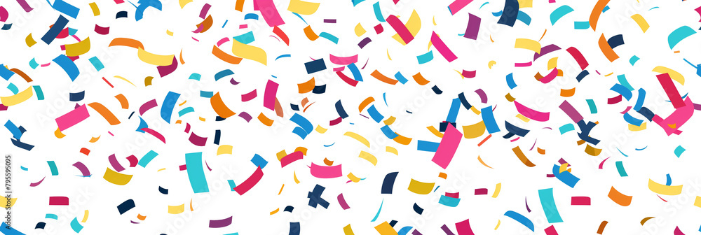 Colourful confetti on a transparent background. Festive holiday background. Colourful confetti on a transparent background. Festive holiday background.
