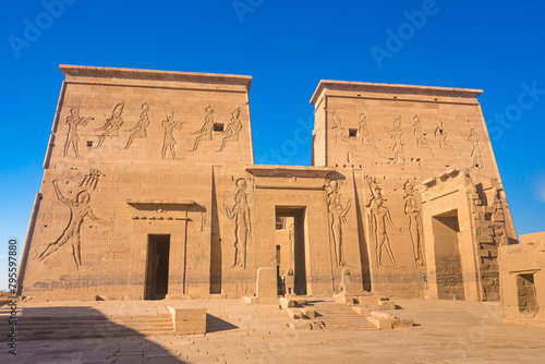 Photos Philae temple in aswan on the Nile in Egypt