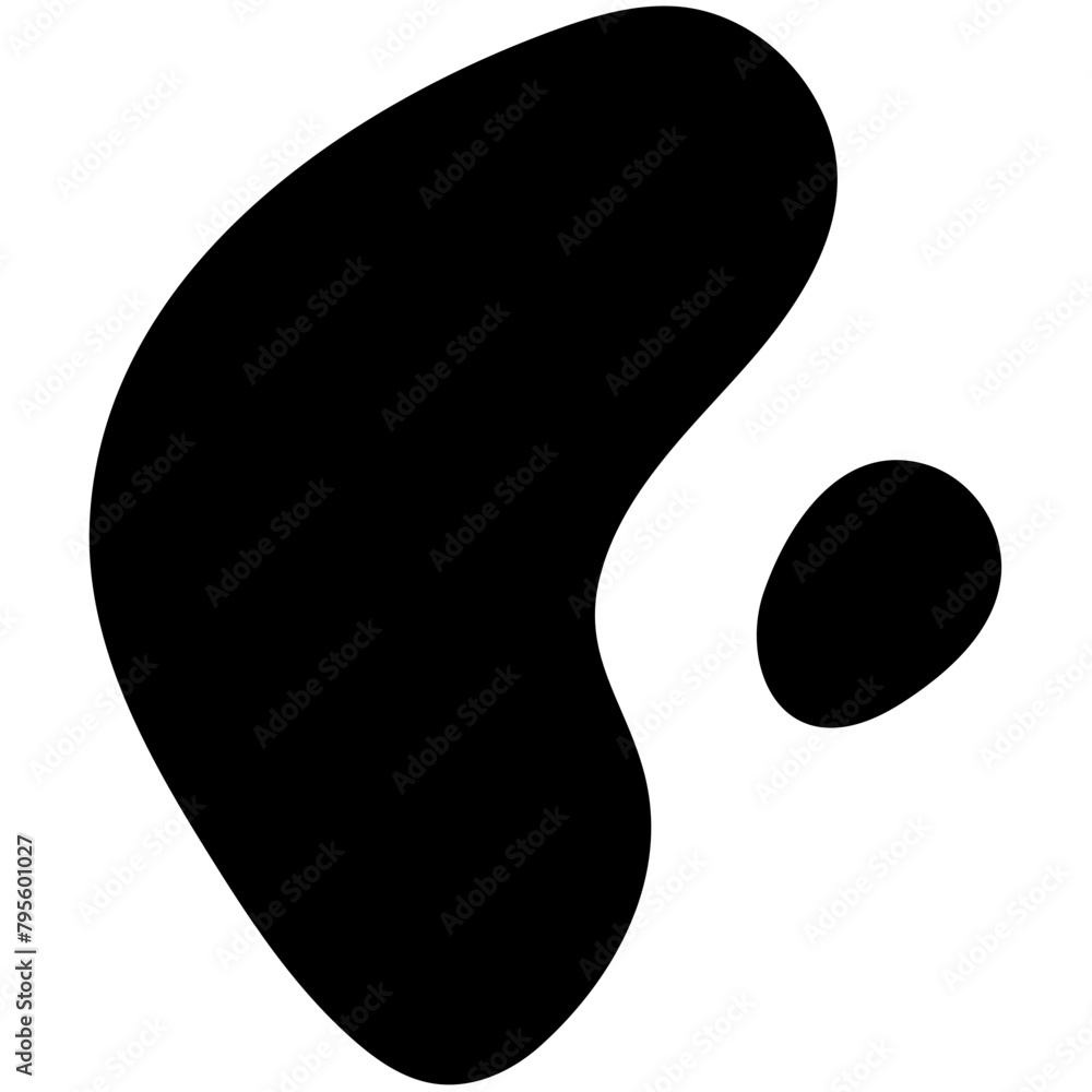Abstract Black Liquid Ink Shapes Icon Pack Abstract Black Liquid Ink Shapes Icon Pack