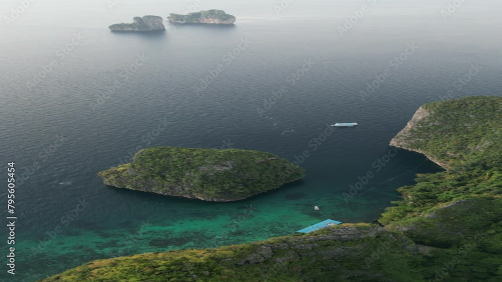 Drone video at Maya Bay at Koh Phi Phi Leh Drone video at Maya Bay at Koh Phi Phi Leh