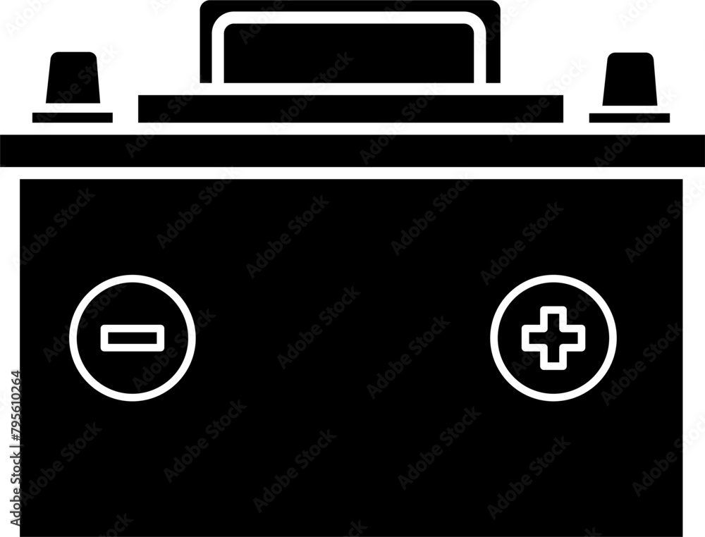 Car Battery Vector Illustration