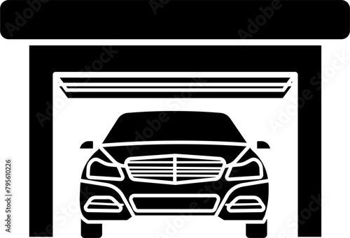 Carport Vector Illustration