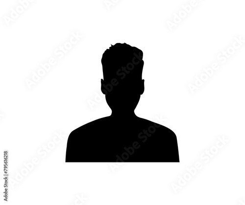 Avatar icon. Profile icon. Male avatar user profile icon vector design and illustration.

