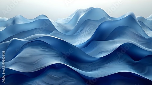 Abstract blue sapphire cobalt gradient geometric shape wave curve grunge noise. Concept Abstract Art, Blue Sapphire, Gradient, Geometric Shapes, Grunge Noise