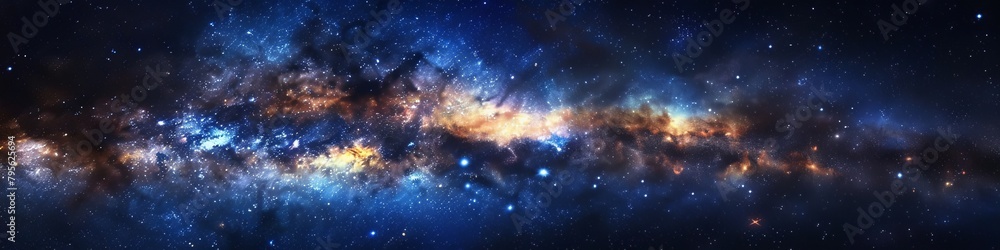 Obraz premium milky way in space.