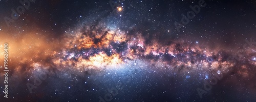 milky way in space.