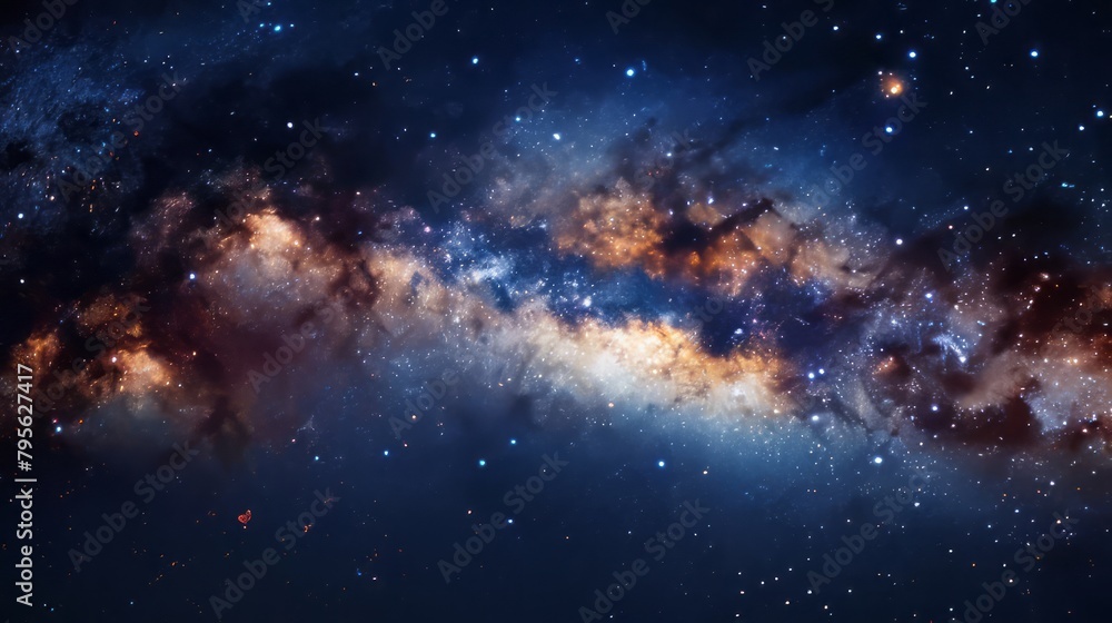 milky way in space. milky way in space.