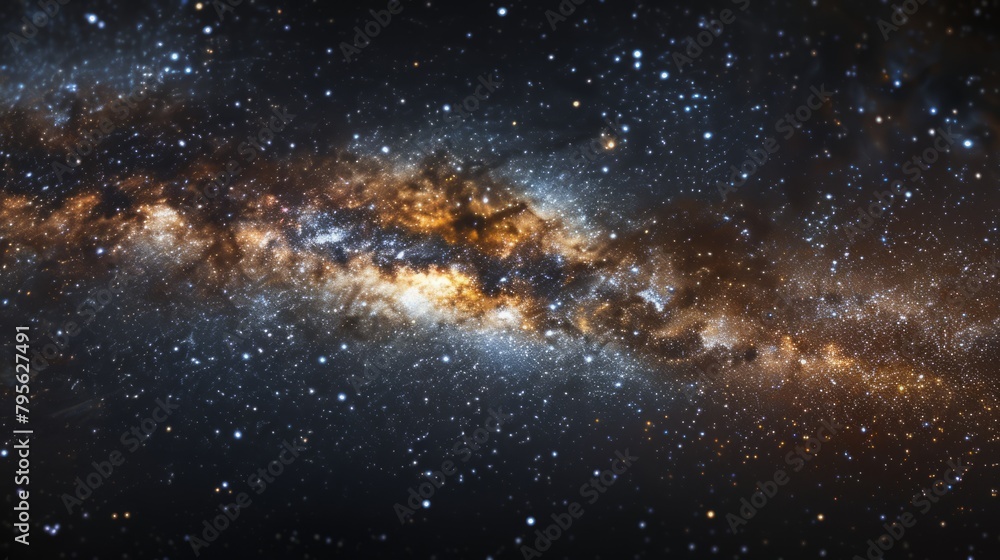 milky way in space. milky way in space.