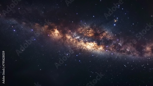 milky way in space.