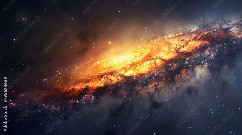 Fototapeta premium milky way in space.
