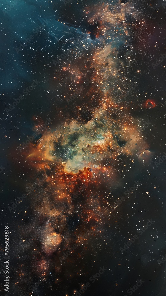 Fototapeta premium milky way in space.