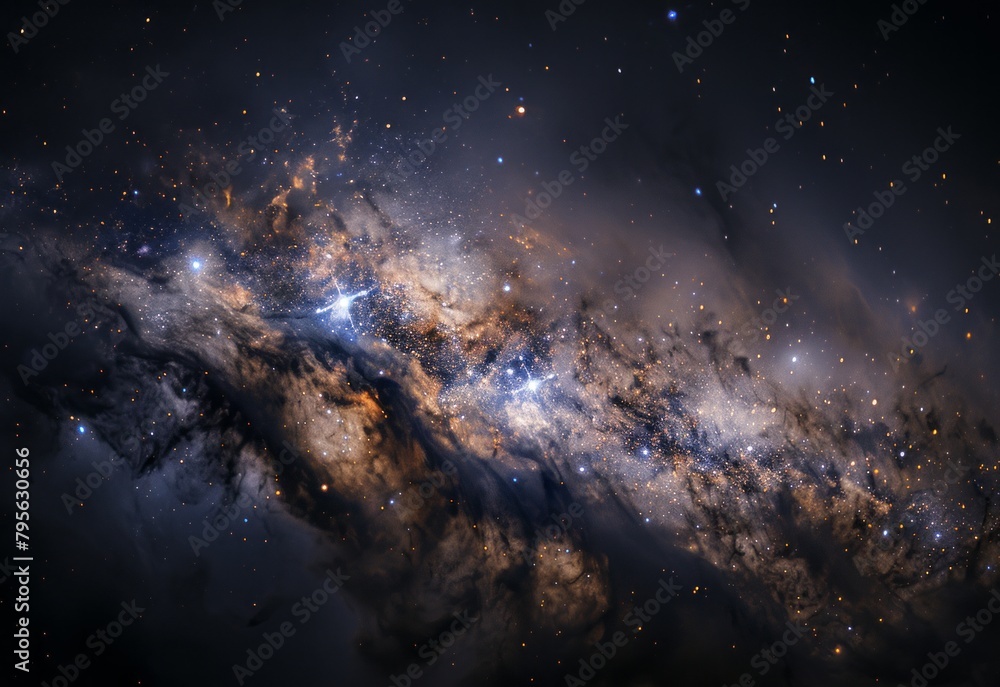 Fototapeta premium milky way in space.