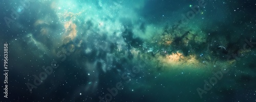 milky way in space.