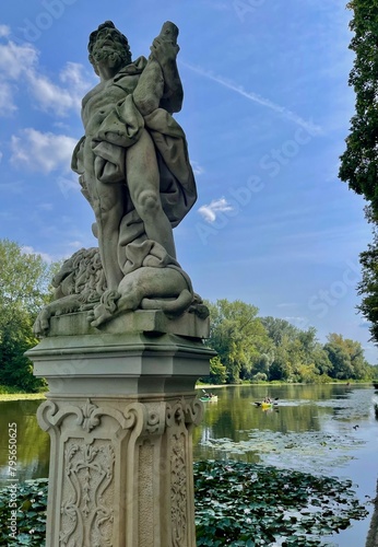 The royal Wilanow Palace in Warsaw, Poland.