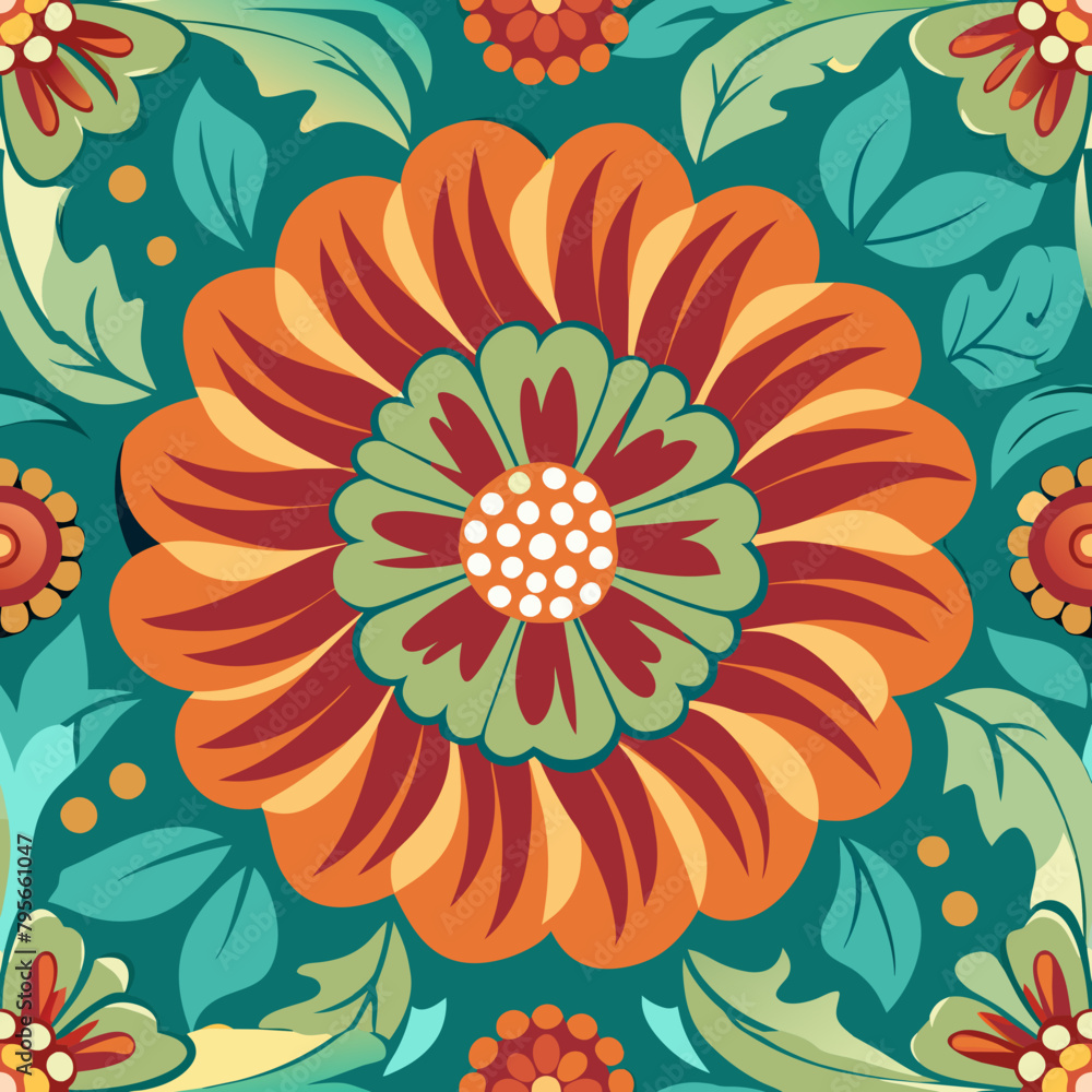 Seamless Flower Pattern Seamless Flower Pattern