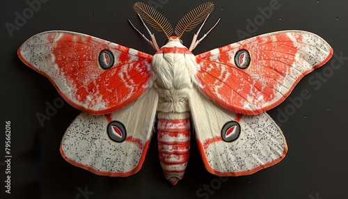 moth, minsmere crimson underwing, catocala coniuncta  photo