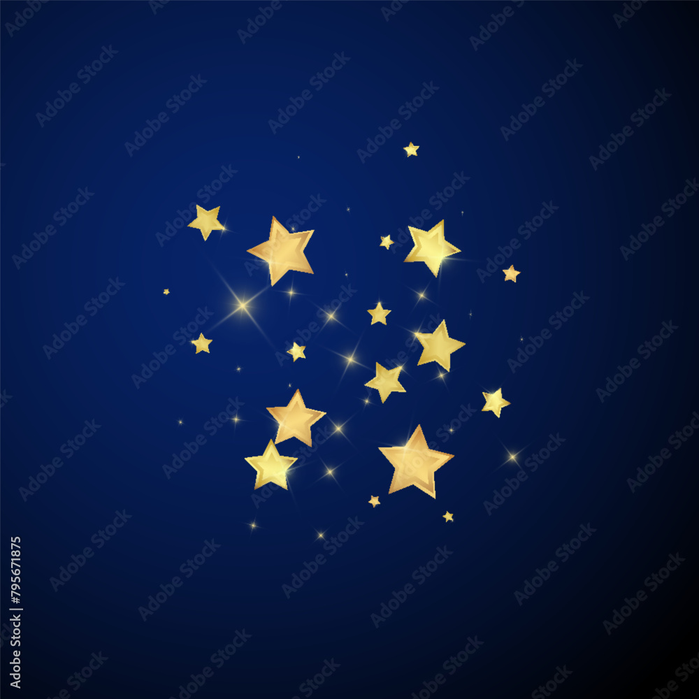 Magic stars vector overlay. Gold stars scattered Magic stars vector overlay. Gold stars scattered