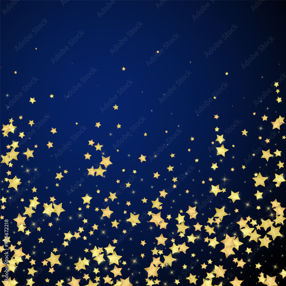 Magic stars vector overlay. Gold stars scattered Magic stars vector overlay. Gold stars scattered
