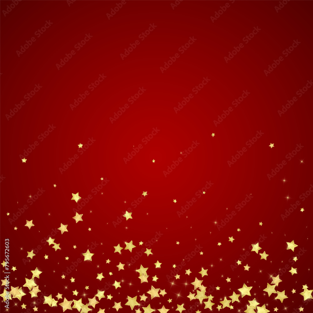 Magic stars vector overlay. Gold stars scattered Magic stars vector overlay. Gold stars scattered