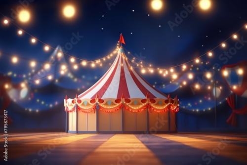 Circus lighting tent architecture