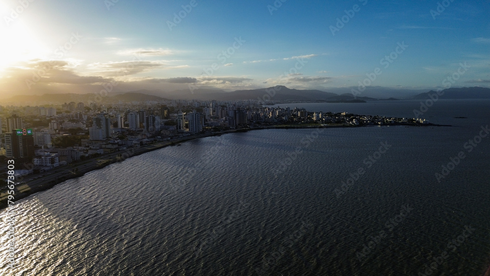Orla de Florianópolis, Santa Catarina.