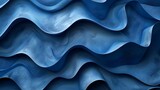Sapphire Blue Cobalt Gradient Geometric Shape with Wavy Curve and Rough Grunge Noise. Concept Geometric Shapes, Sapphire Blue, Cobalt Gradient, Wavy Curve, Grunge Noise