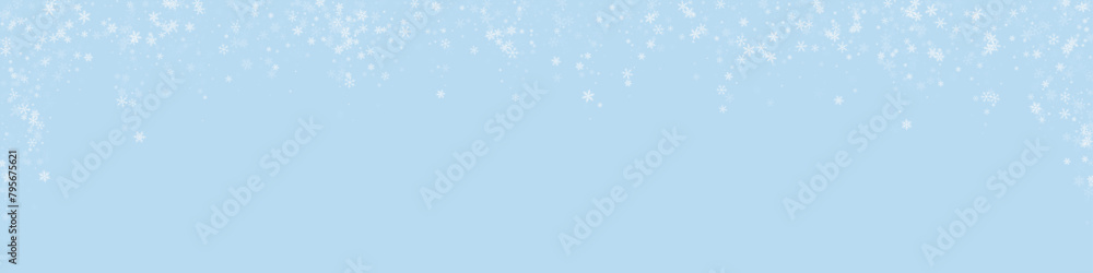 Beautiful snowfall christmas background. Subtle