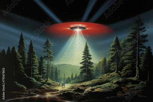 UFO invading light outdoors nature photo