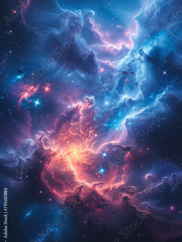 Starry Galaxy Celestial Wallpaper