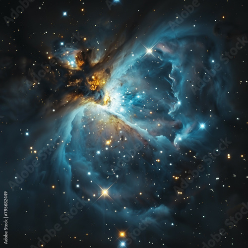 Stellar Nebulae Celestial Harmony © Pixel