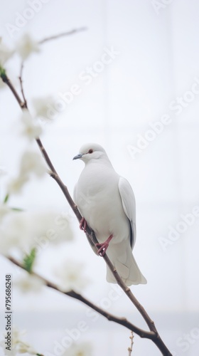 A dove animal bird fragility.