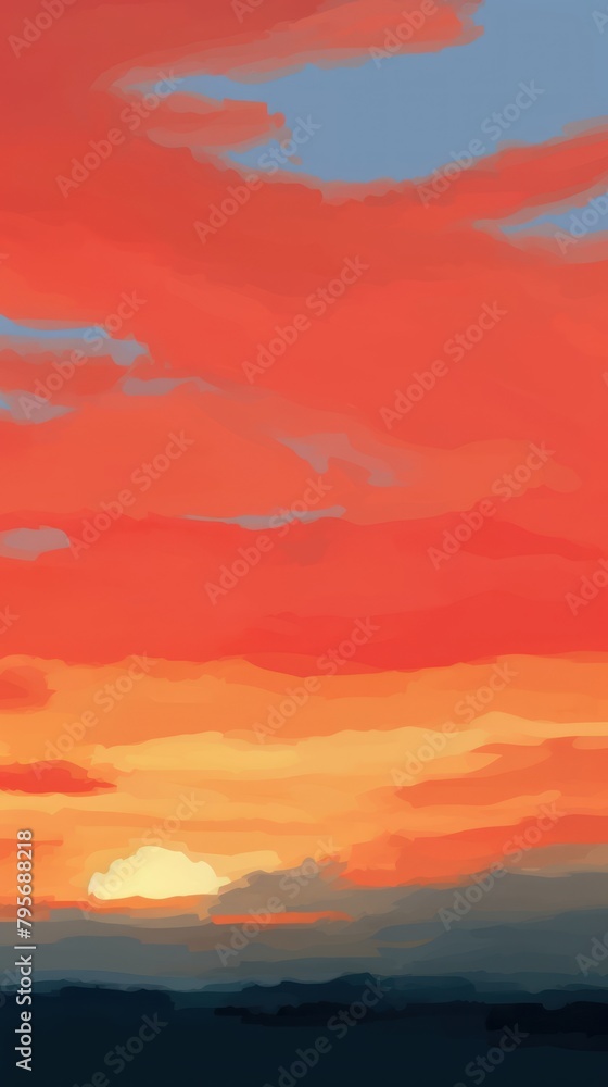 Sunset backgrounds outdoors horizon