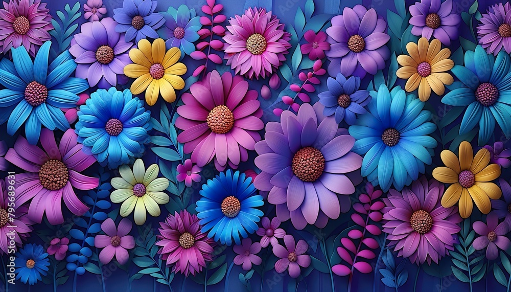 Pastel Floral Seamless Pattern Pastel Floral Seamless Pattern