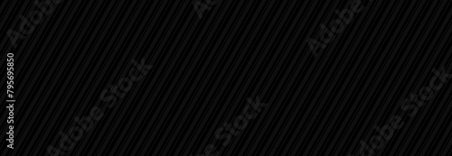 Abstract vector black pattern banner design template. Black stripes abstract minimal geometric background. Technologyech banner design template. EPS10 