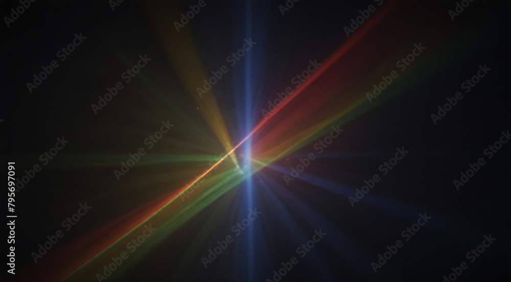 rightly colored lines of light are seen in a dark rightly colored lines of light are seen in a dark