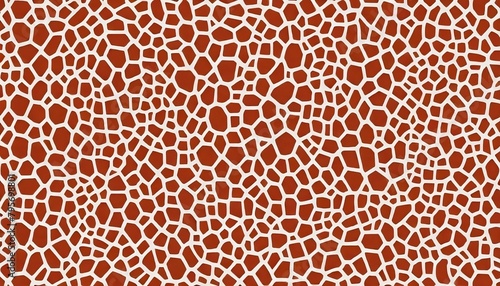 giraffe texture pattern seamless repeating brown burgundy white orange wallpaper background created with generative ai